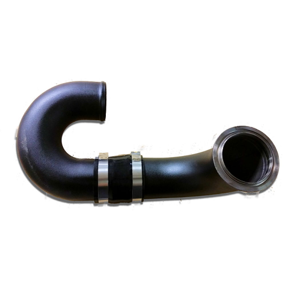 3.50" Twin Cold Pipe (2 PIECE) - 180 Degree bend into 90 Degree NPT