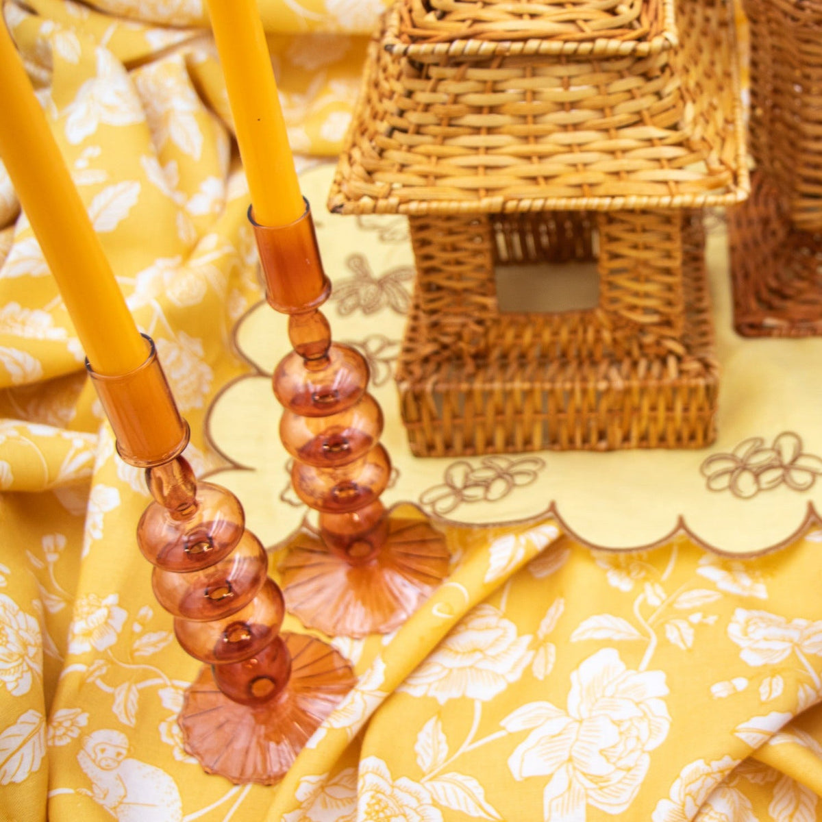 Mustard Spice Extra Tall Taper Candles – Case of 96
