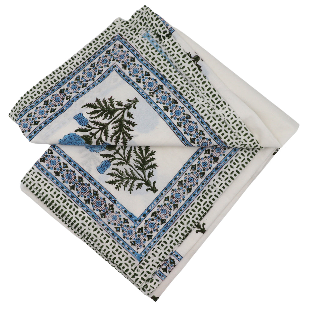 Toile de Blu Hortensia Organic Cotton Tablecloth