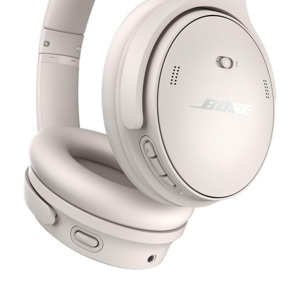 Bose QuietComfort Bluetooth Headphones, Wireless Headphones with Active Over Ear Noise Cancelling and Mic, Deep Bass, Up to 24 Hours of Playtime, Blue Dusk - Limited Edition Color