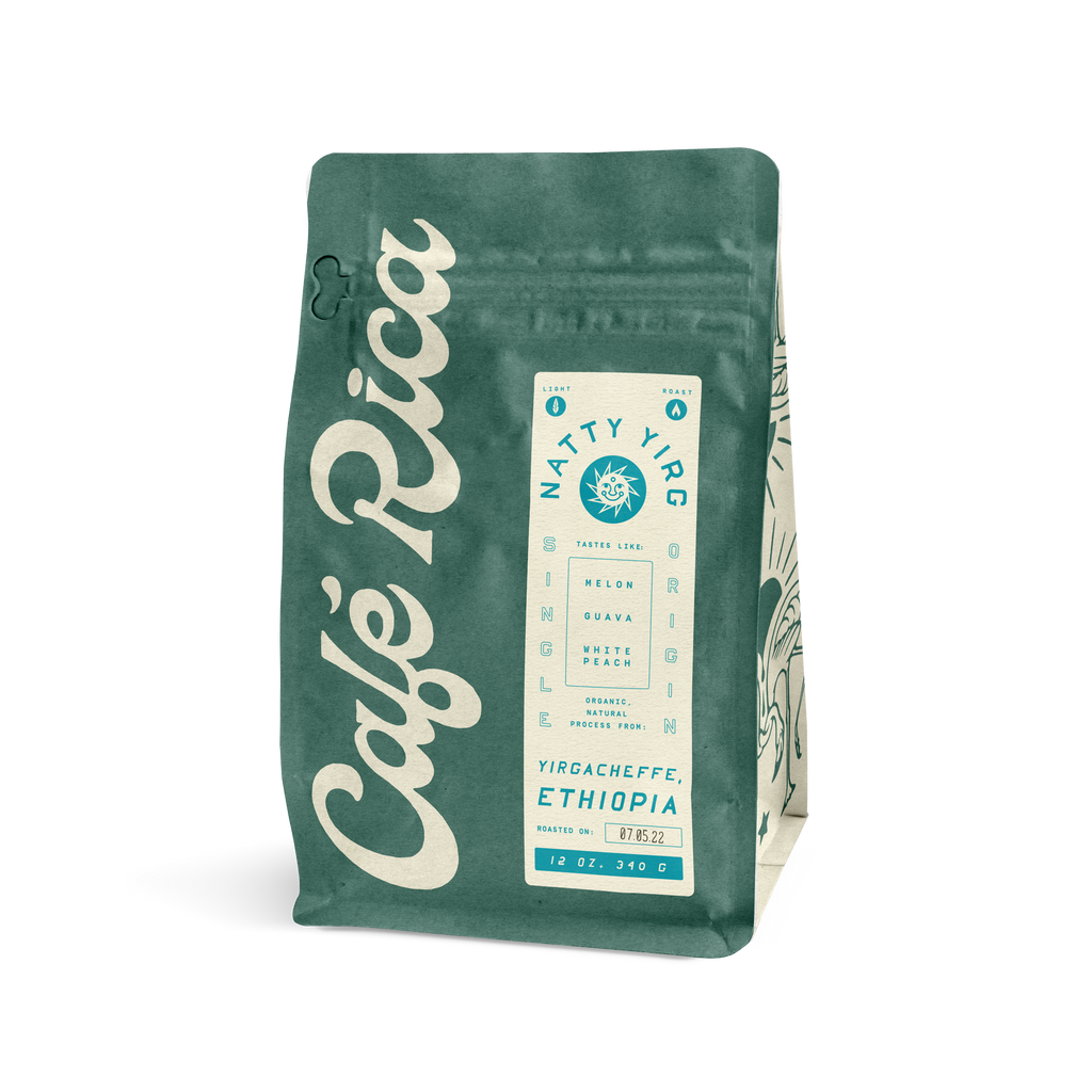 Cafe Rica’s Natty Yirg - Natural Ethiopian - 340g