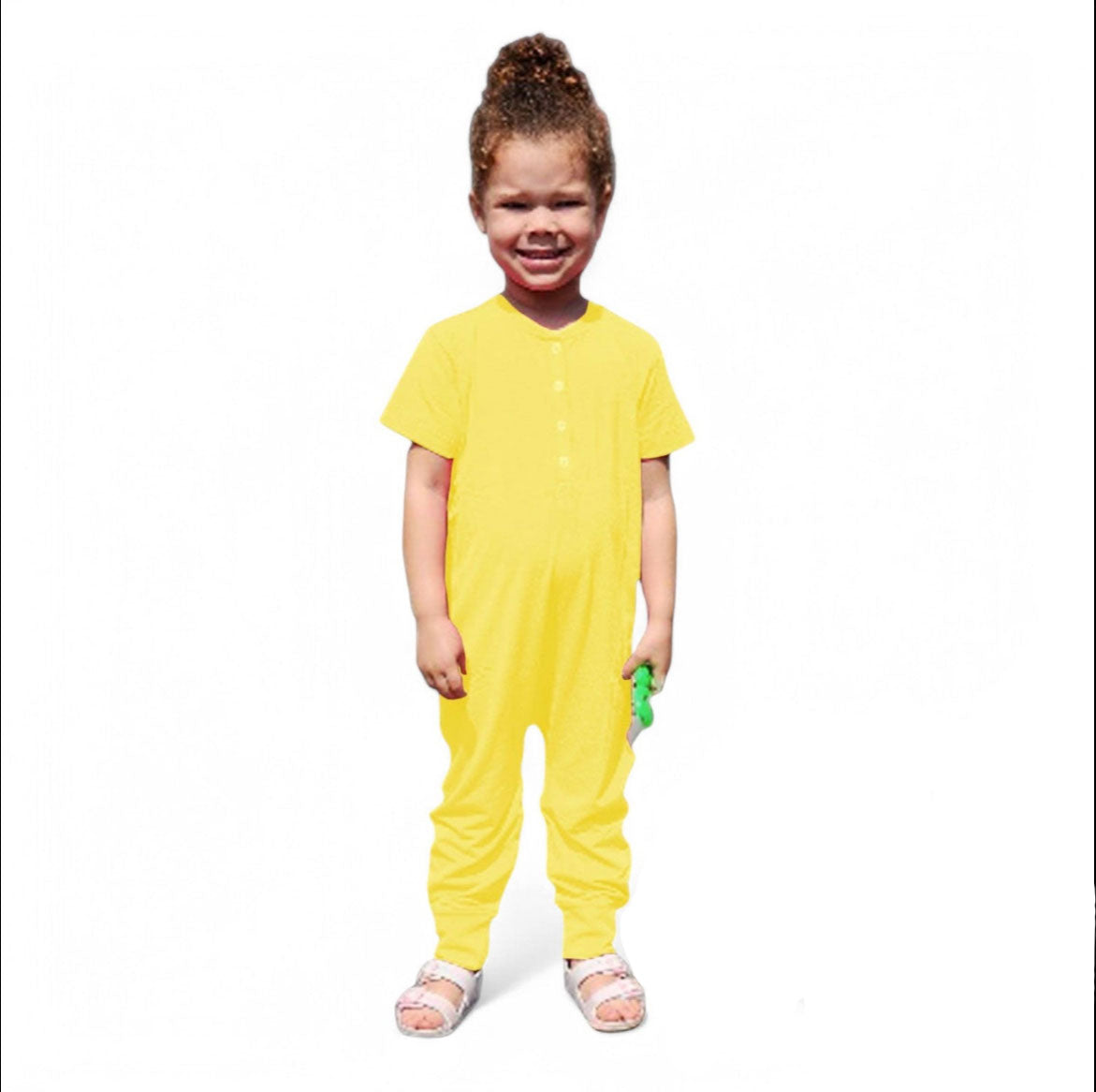Ultimate Comfort Playsuit-YELLOW